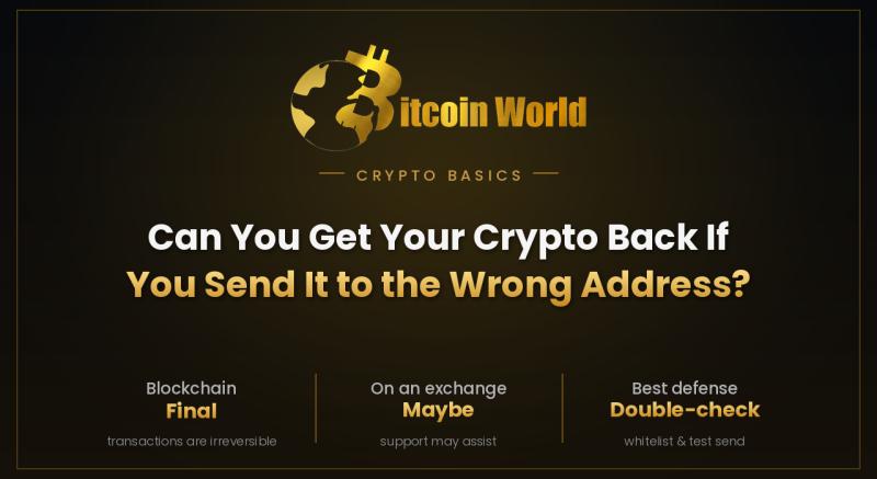 Can You Get Your Crypto Back If You Send It to the Wrong Address?