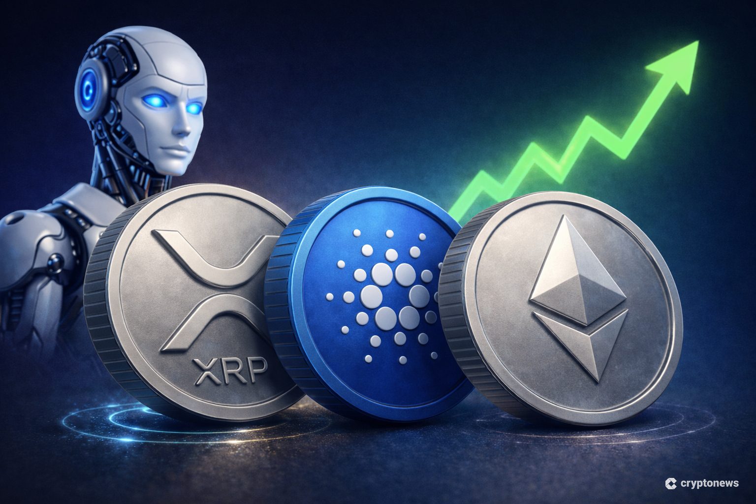 La IA Grok de Elon predice el precio de XRP, Cardano y Ethereum para finales de 2026