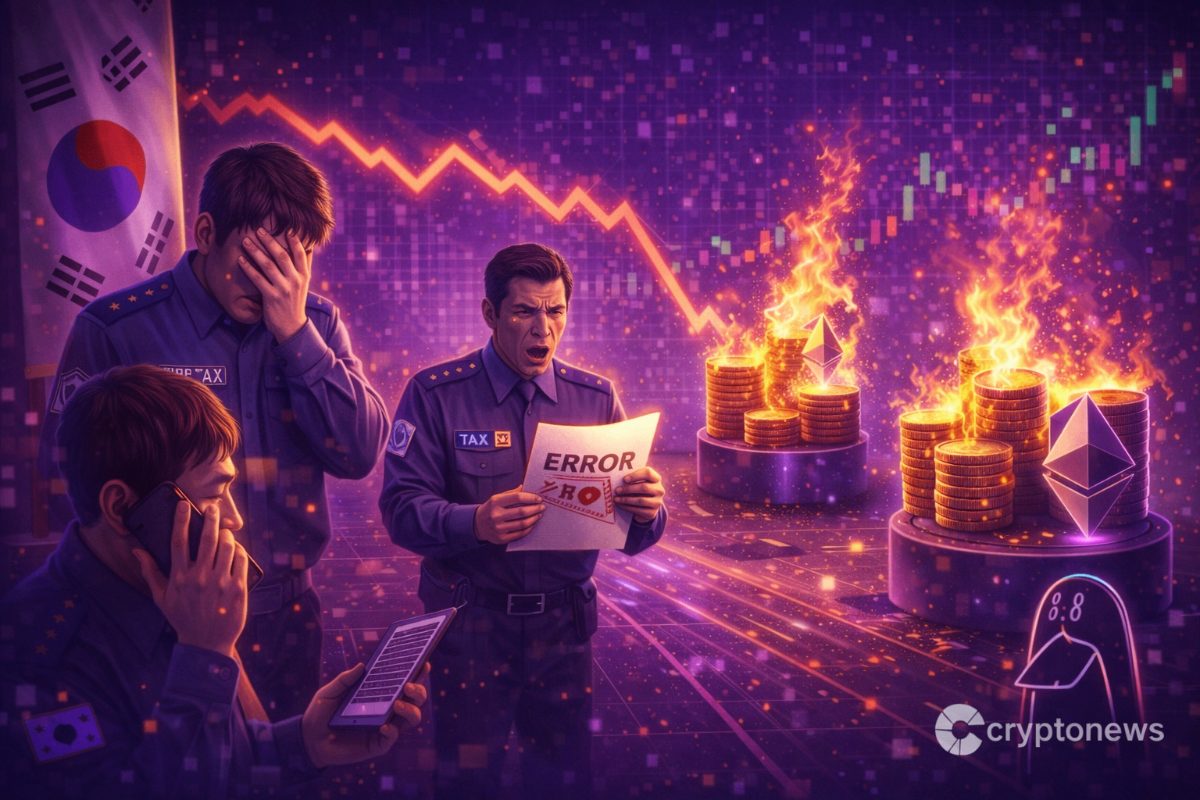 South Korea National Tax Service’s Mistake Resulted In $4.8 Million Crypto Loss