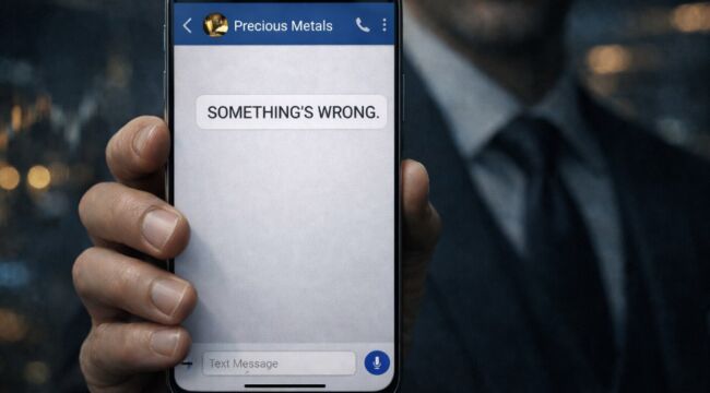 الذهب والفضة: "هناك خطأ ما"