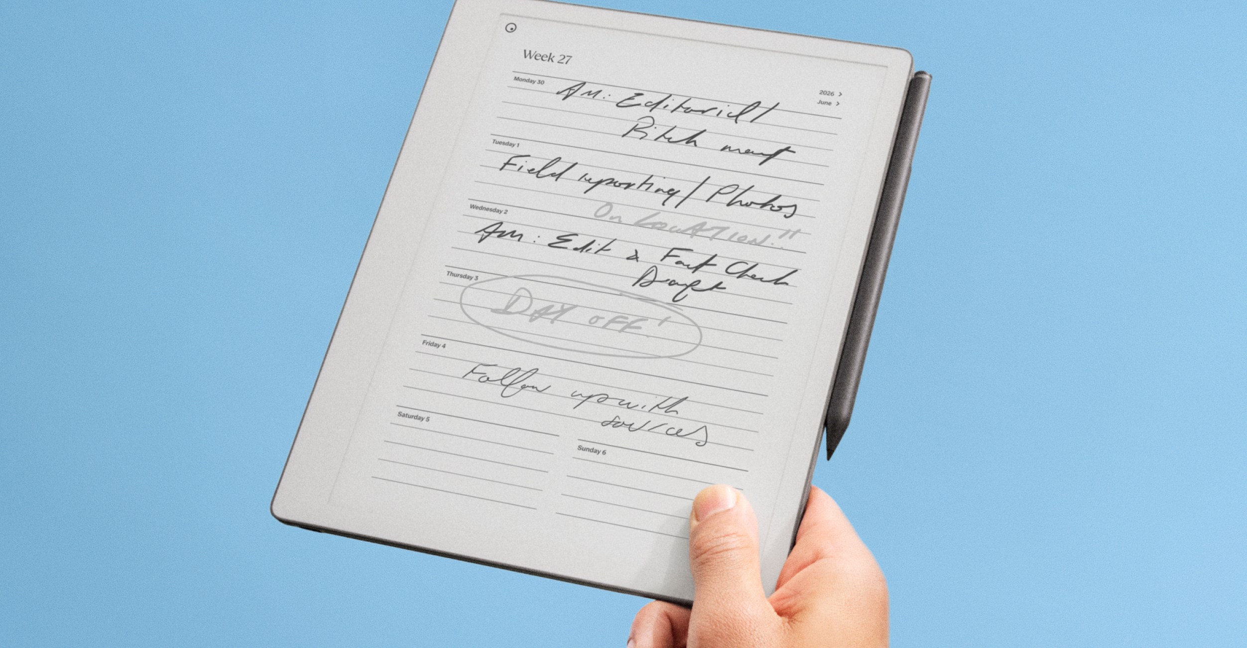 تتخطى المفكرة الرقمية E Ink التالية من Remarkable الشاشة الملونة