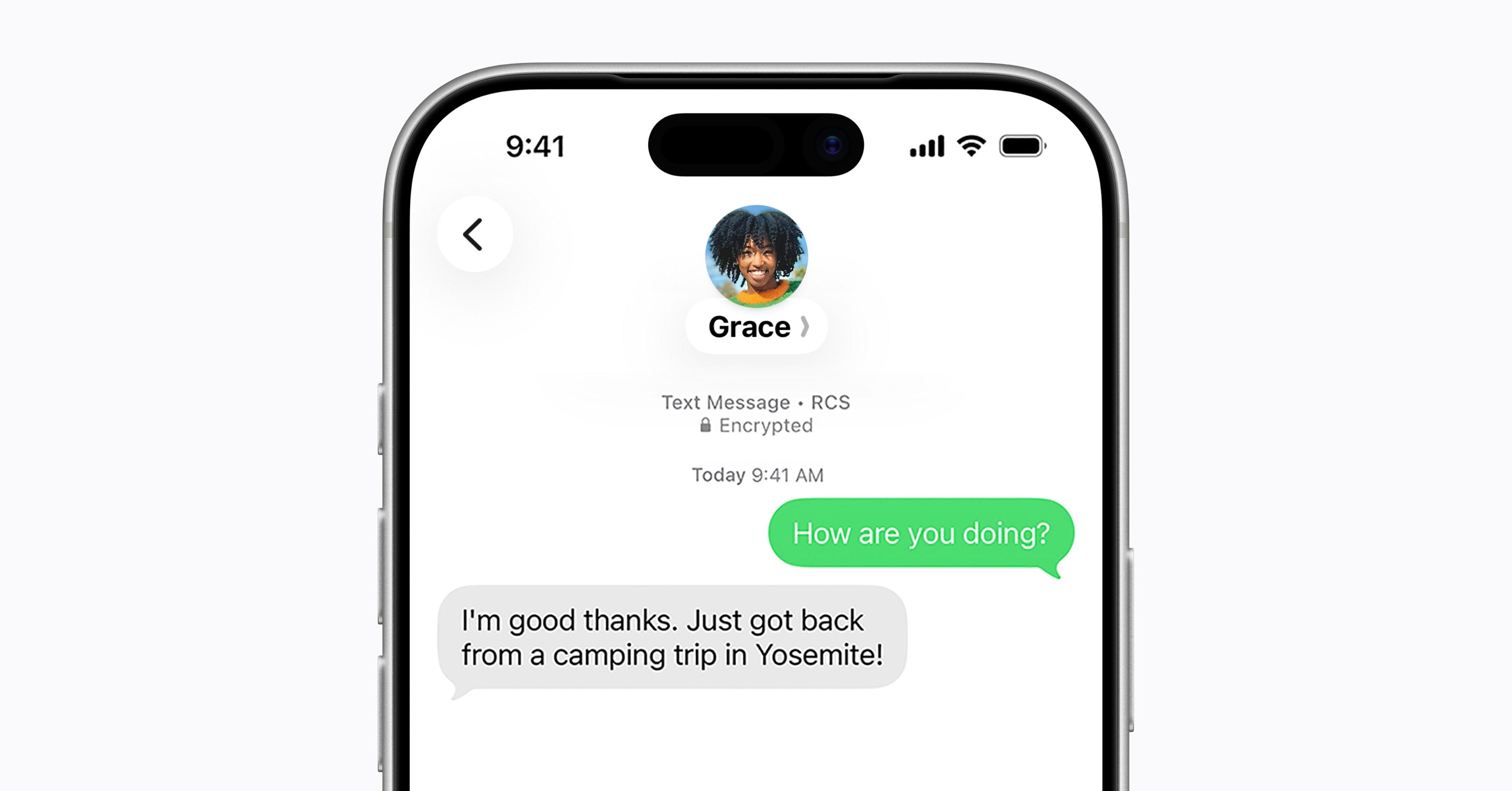 تقدم Apple محادثات RCS المشفرة إلى iPhone