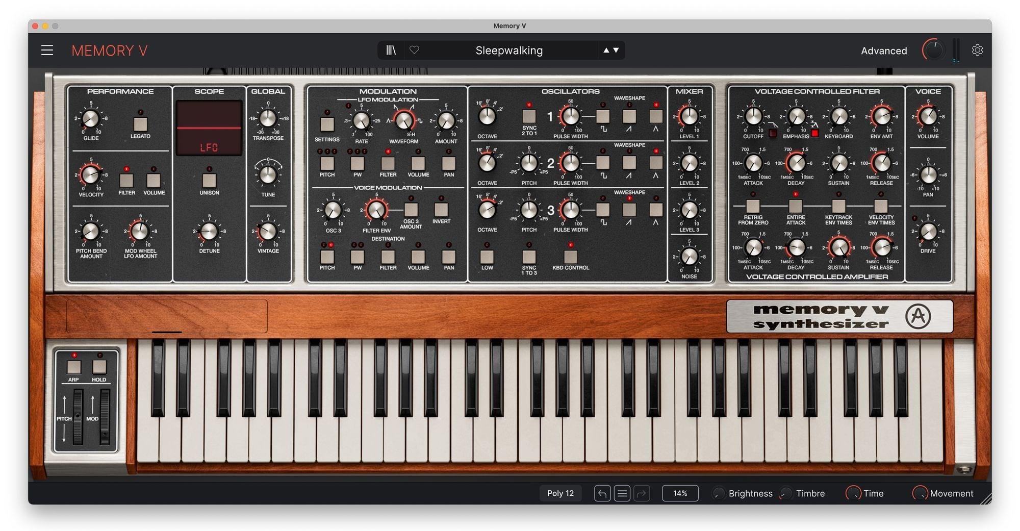 Memory V recrea el Memorymoog sin grandes dolores de cabeza ni precio