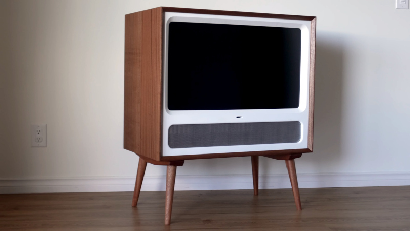 Wooden Case Makes a 2026 TV Stylish