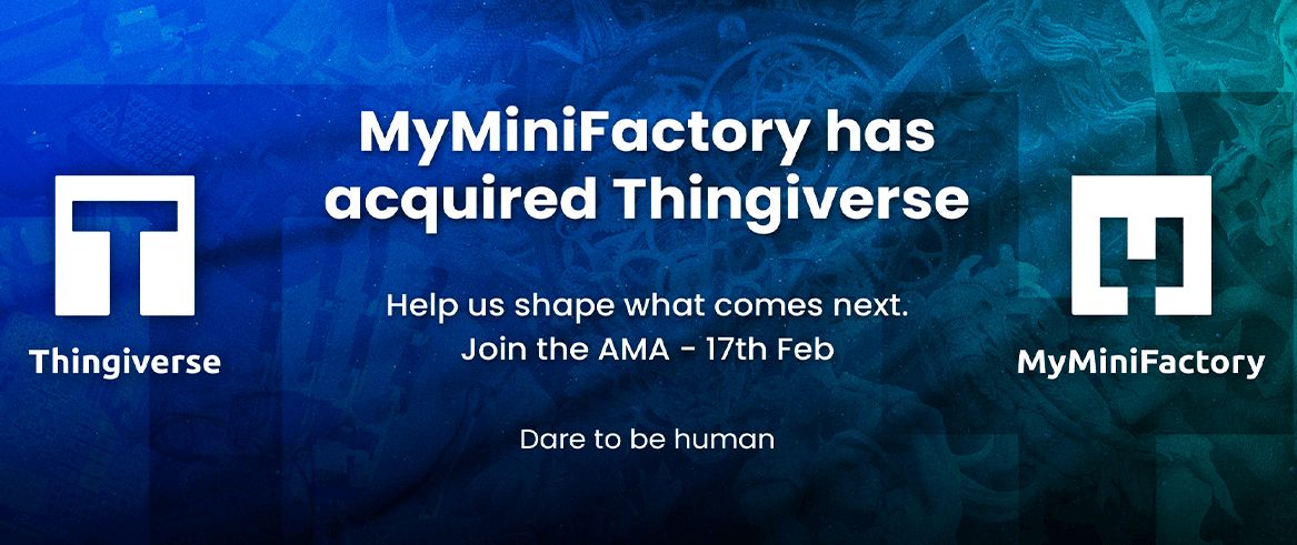 استحوذت MyMiniFactory على شركة Thingiverse التي تركز على مكافحة الذكاء الاصطناعي