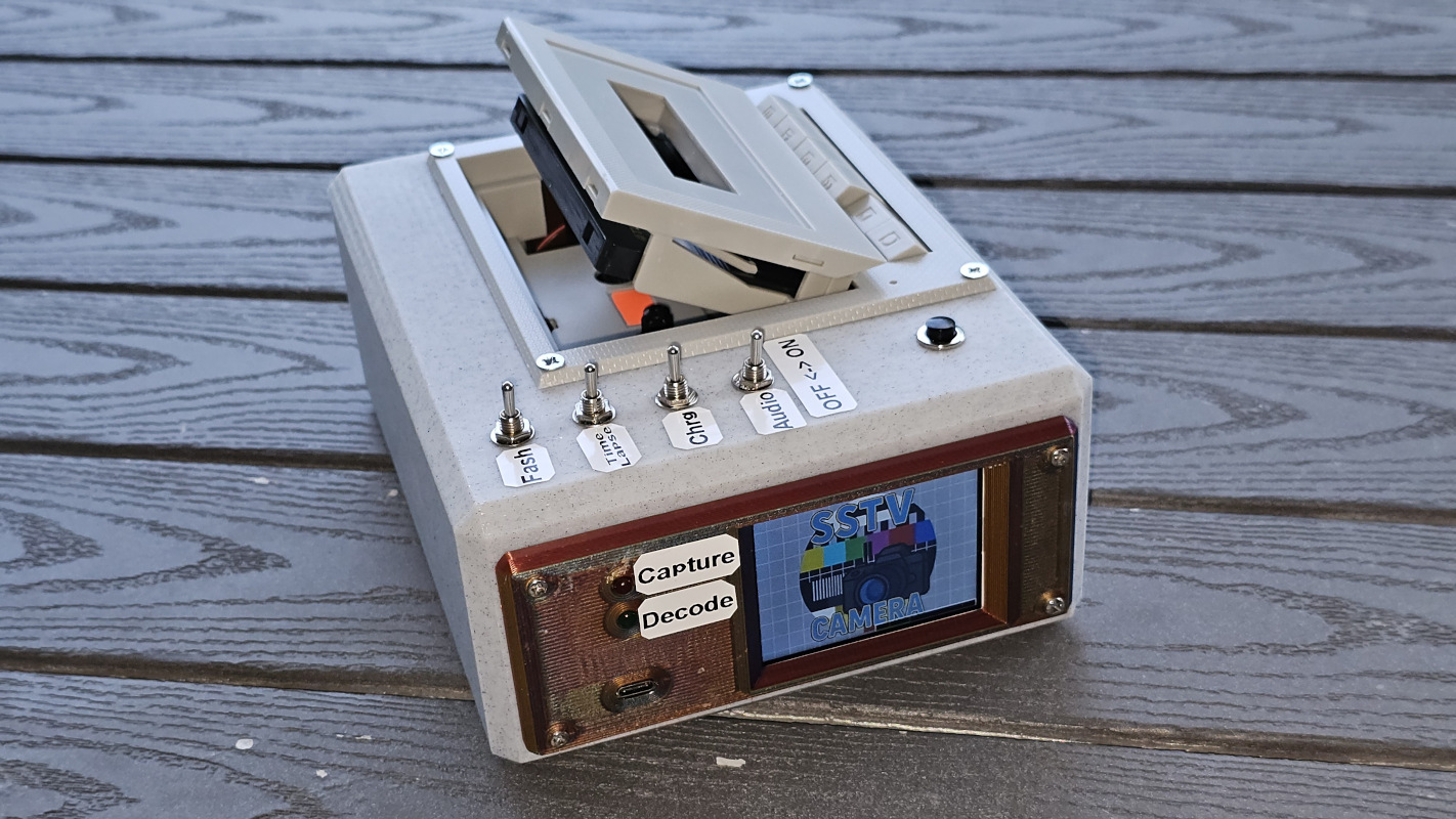 Storing Image Data As Analog Audio