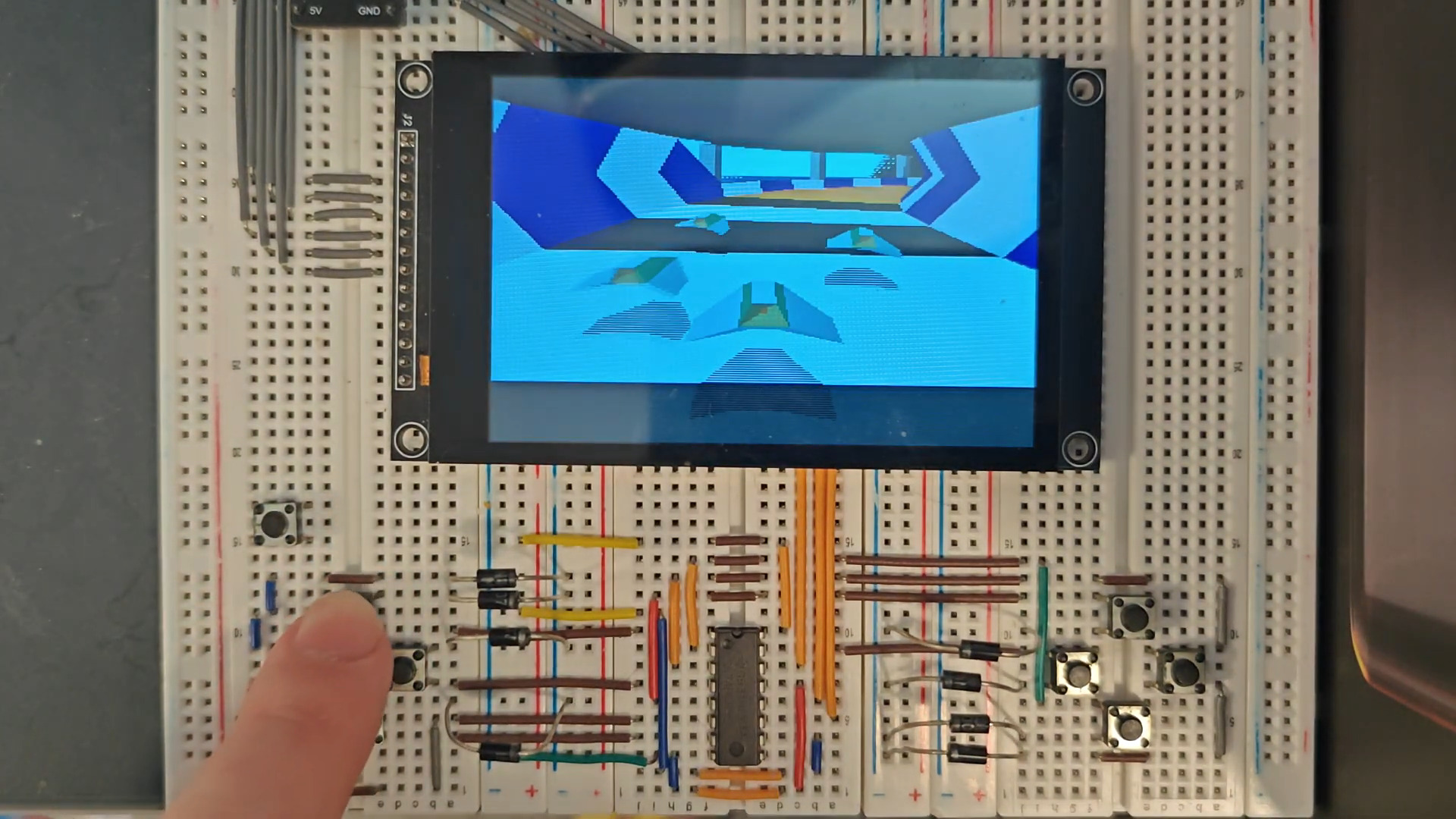 Wipeout Clone se ejecuta de forma nativa en ESP32-S3