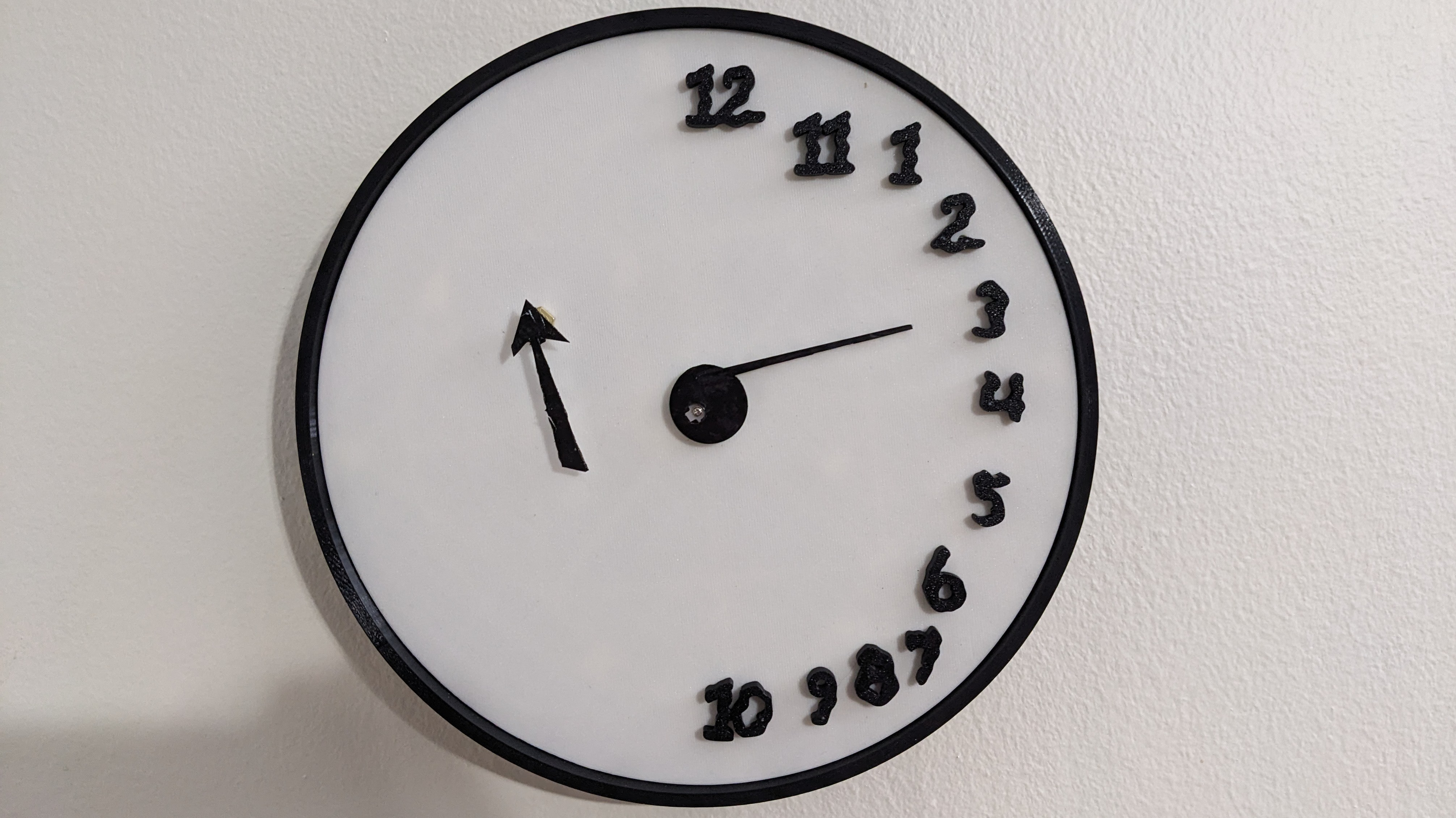 Un reloj inspirado en pruebas cognitivas fallidas