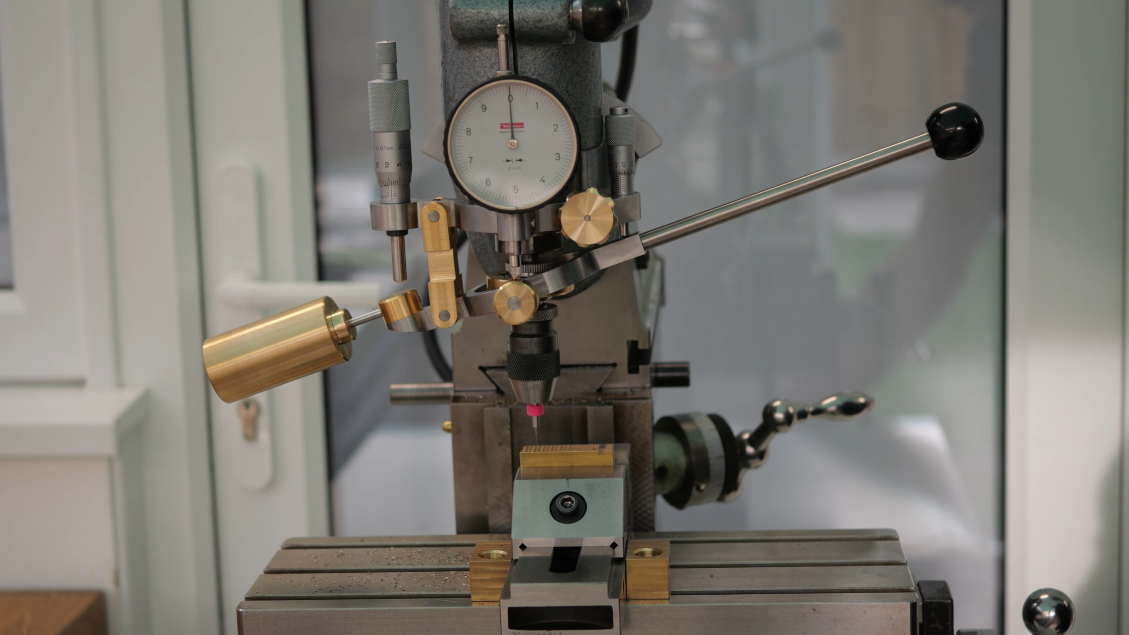 A Precision Drill Press for Tiny Bits