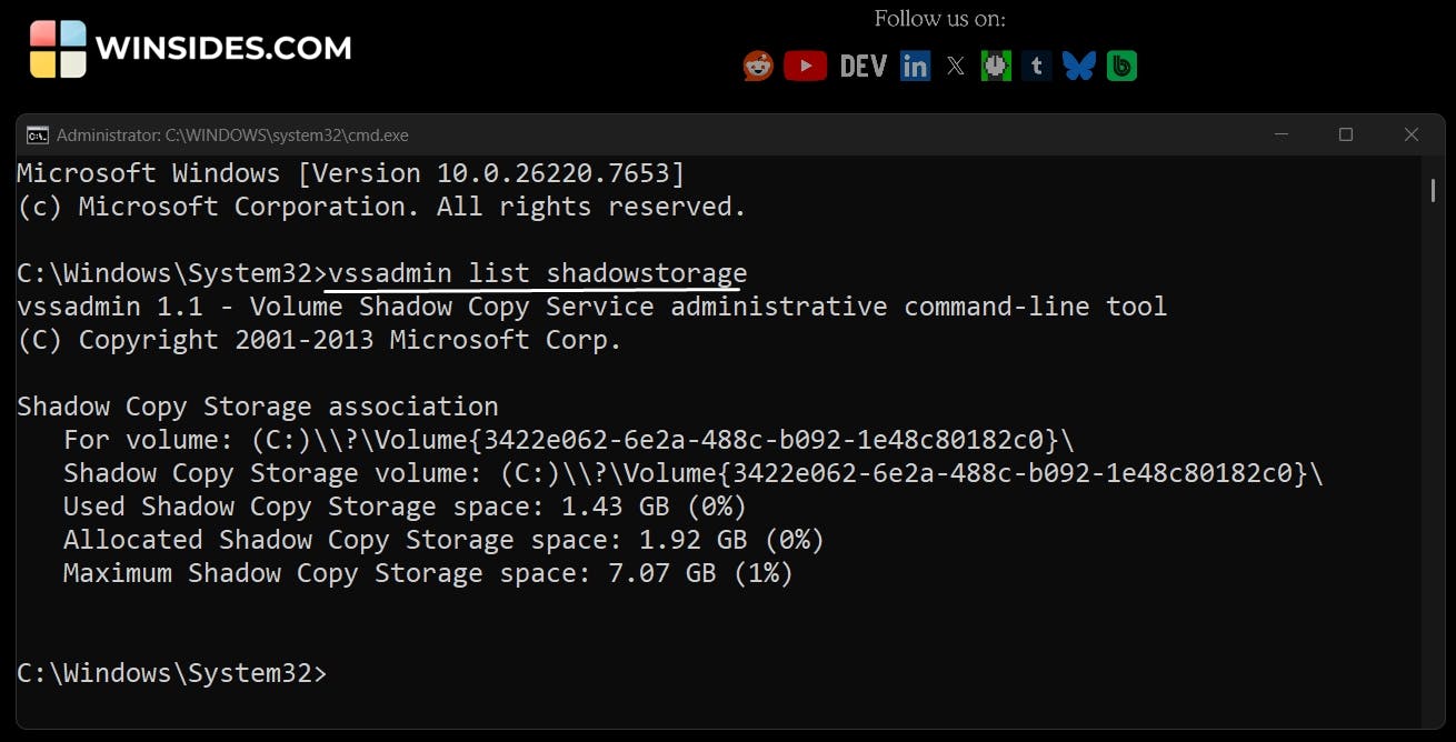 ما هي خدمة النسخ الاحتياطي الظلي (Volume Shadow Copy) ولماذا يعتمد عليها نظام التشغيل ويندوز 11؟