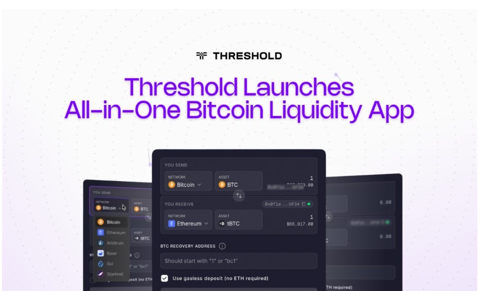 Threshold Launches All-in-One Bitcoin Liquidity App