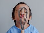 Forget dolls and trucks! Scientist claims children should play with WHISKS and potato mashers to boost development