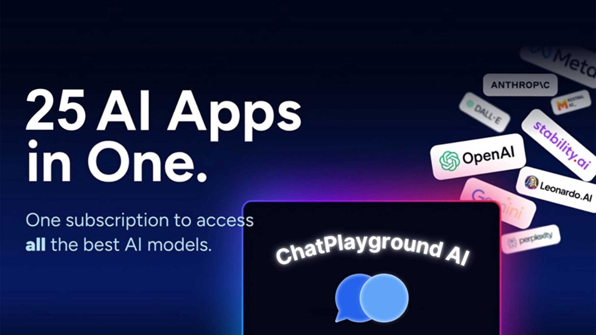 ادفع 79 دولارًا مرة واحدة وأزل حدود الذكاء الاصطناعي في الكتابة والبرمجة والصور.