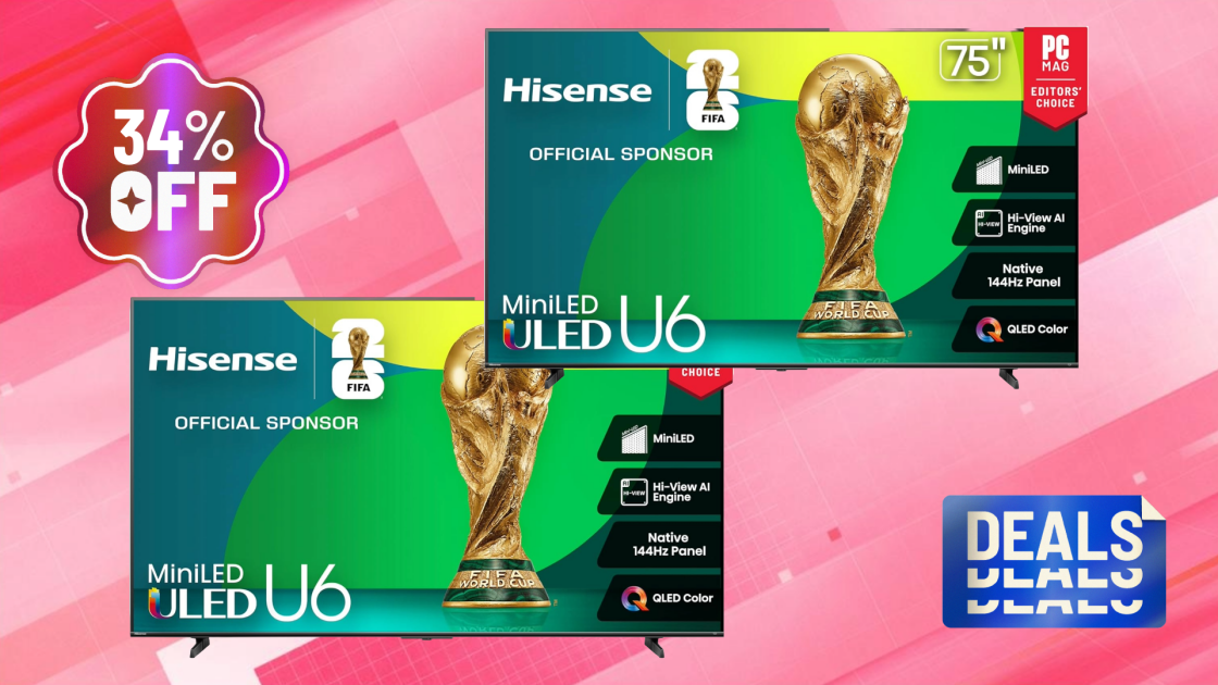 Este televisor inteligente Hisense de 75 pulgadas tiene más de $ 300 de descuento con la oferta de venta de primavera de Amazon imprescindible de hoy