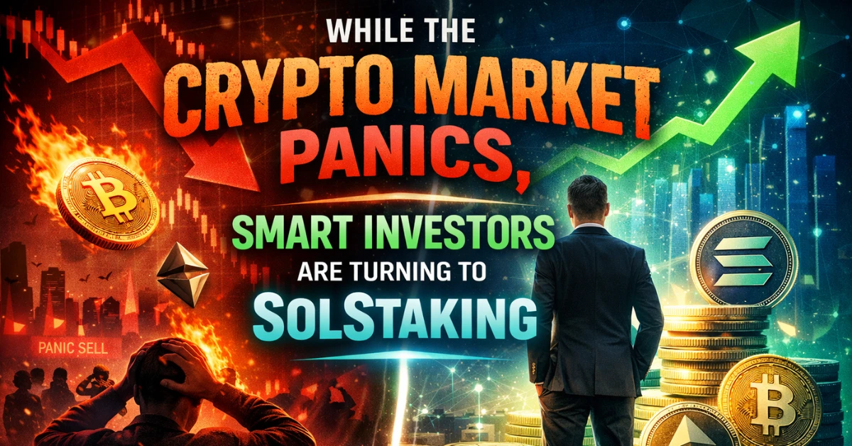 Crypto Market in Panic — Smart Investors Are Positioning in SolStaking