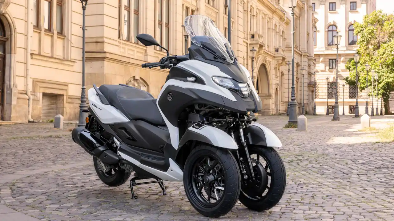 2026 Yamaha Tricity 300 Scooter Revealed with Airbag