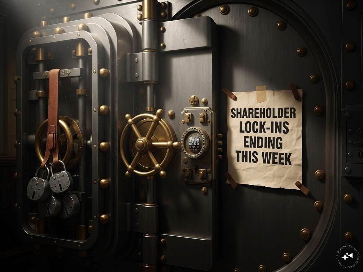 أسهم تزيد قيمتها عن 800 مليون دولار لتحريرها للتداول هذا الأسبوع مع انتهاء فترة القفل