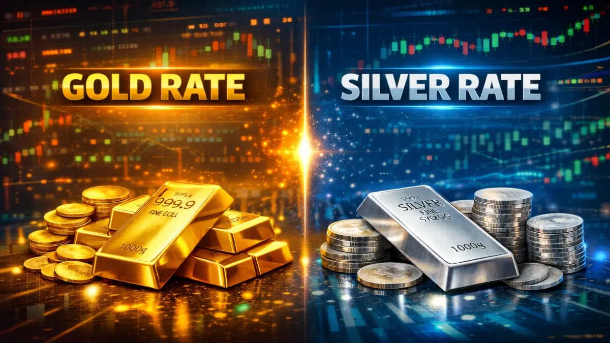 Gold Rates & Silver Rates Today Live: MCX Gold Falls By Rs 1,000, Silver Price Drops 2%; 24K, 22K, 18K Gold