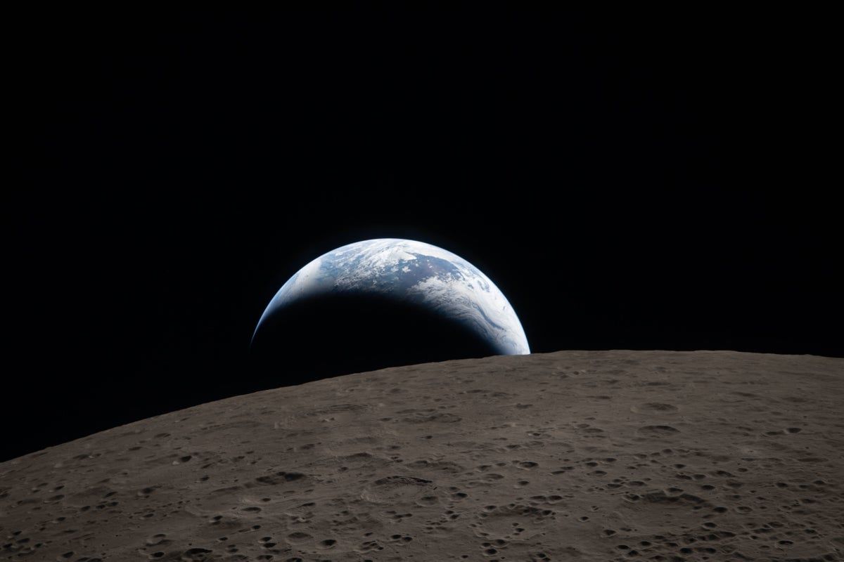 Artemis II live: ‘Spirits high’ among Nasa crew as spacecraft returns to Earth after record-breaking mission