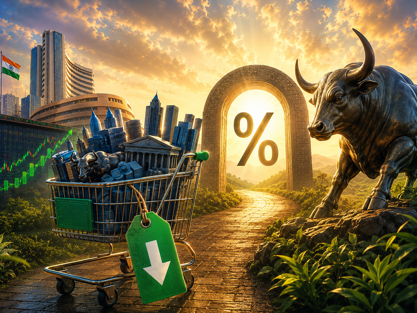 Oferta de descuento oculta de Nifty: el 54% de las principales acciones indias son más baratas ahora que en 2023. ¿Es hora de comprar?