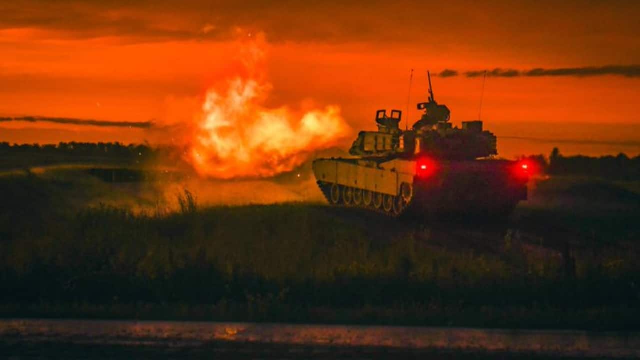 US Army displays new version of Abrams Tank at Detroit Auto Show