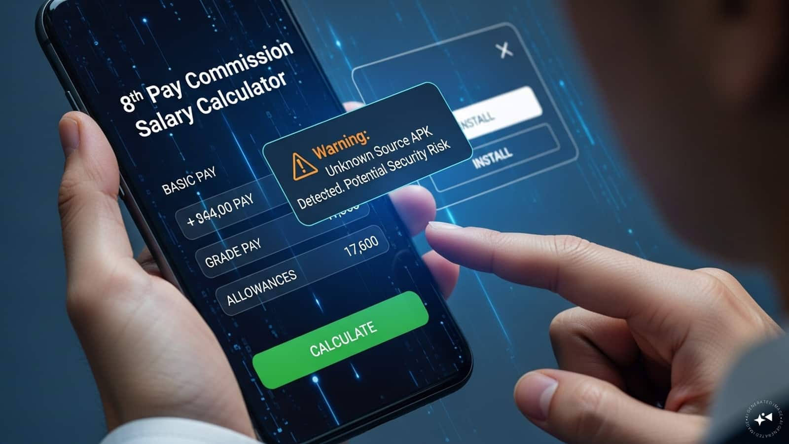 Octava estafa de calculadora de salario de comisión de pago: empleados del gobierno atacados a través de archivos APK falsos