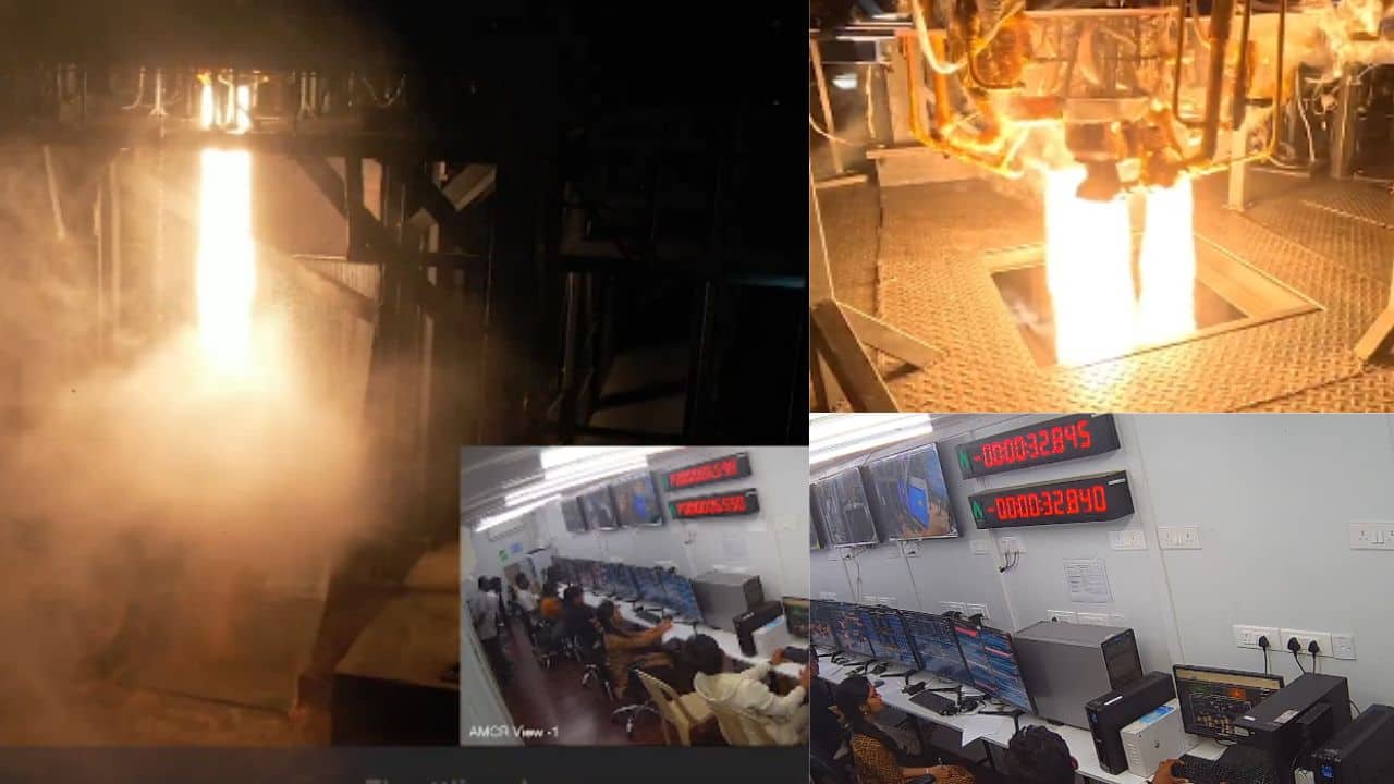 First Time in India: With ISRO and IN-SPACe, India conducts its "first semi-cryogenic engine" cluster test