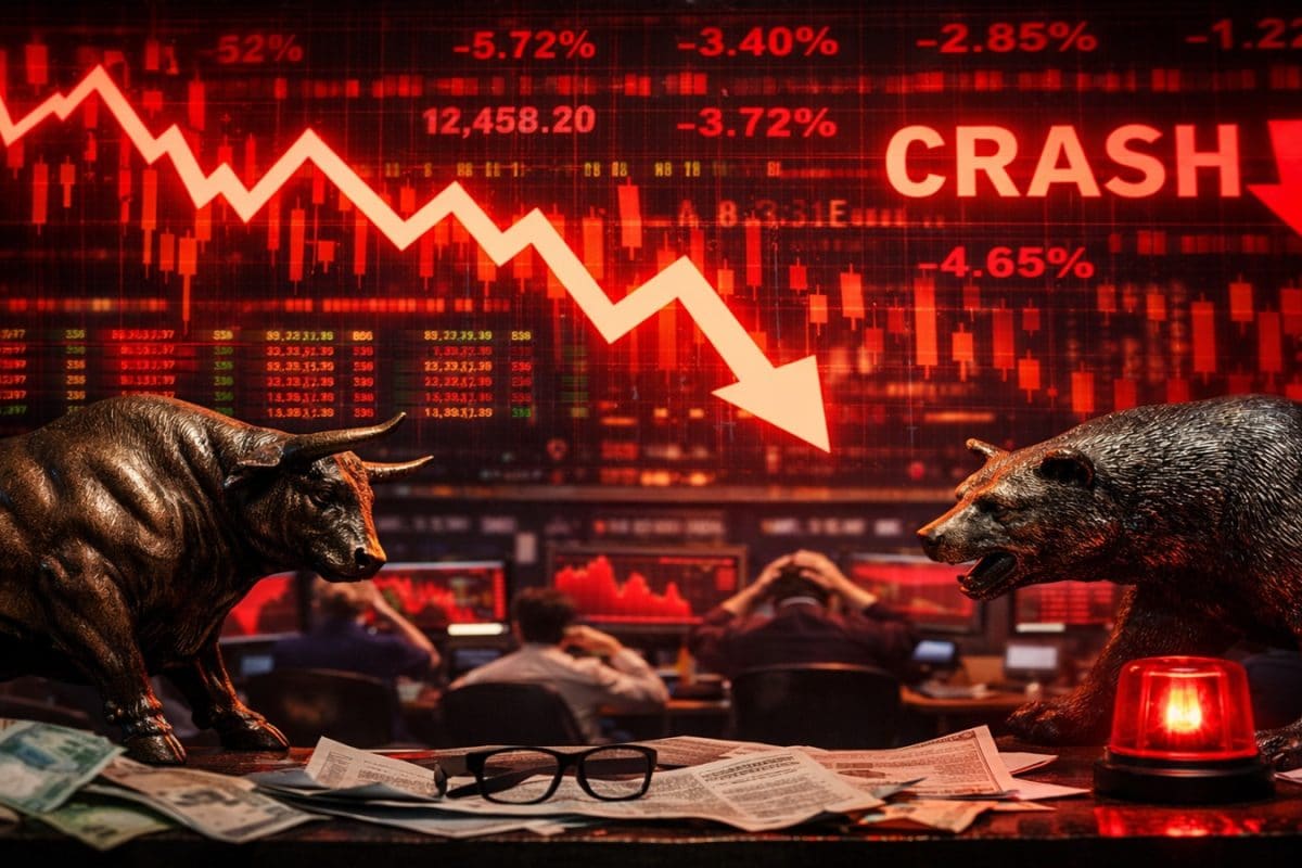 السوق اليوم: مؤشر سينسيكس ينخفض بمقدار 900 نقطة، وينخفض مؤشر نيفتي إلى أقل من 24000 نقطة مع رفض ترامب عرض إيران
