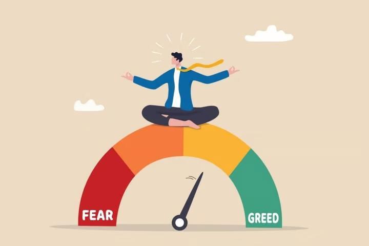 El Dow Jones cae más de 300 puntos: el sentimiento de los inversores disminuye, el índice de miedo permanece en la zona de "codicia"