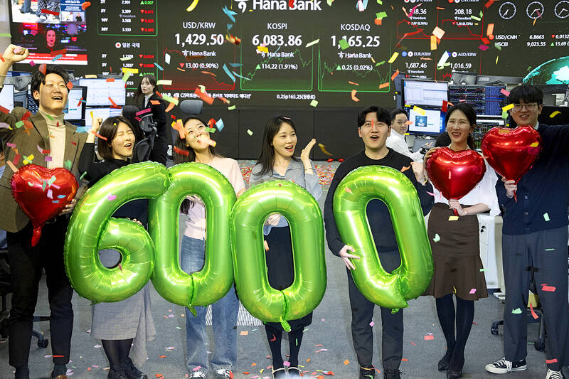 Samsung, SK Hynix rise as KOSPI exceeds 6,000