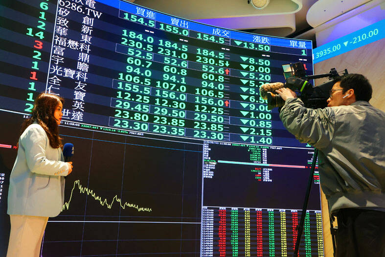 TAIEX registra la tercera mayor caída diaria