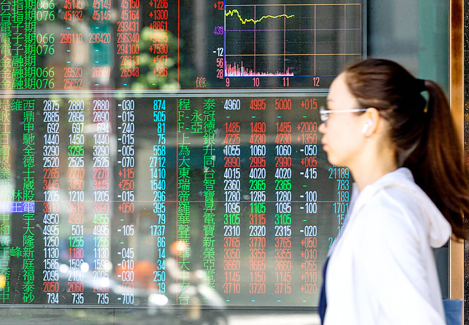 Taiwan shares exceed 44,000 as tech rebounds
