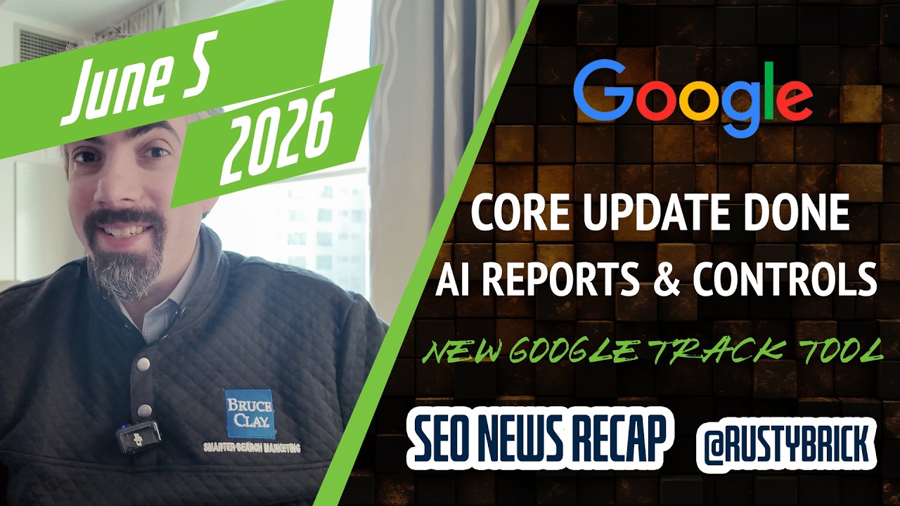 ملخص فيديو Buzz News: تم تحديث Google الأساسي لشهر مايو، وتقارير أداء الذكاء الاصطناعي وعناصر التحكم، وإعلانات Google، وإعلانات ChatGPT، وMicrosoft Scout & Tools