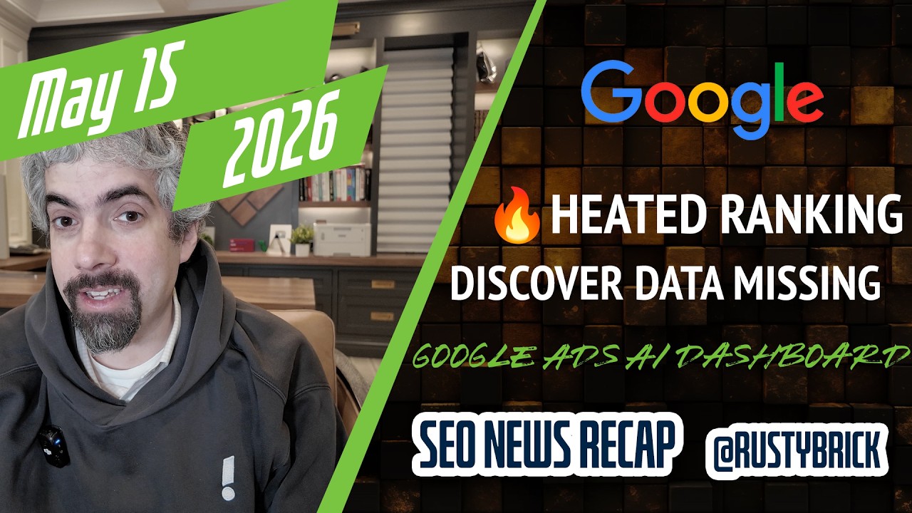 Resumen del vídeo de Search News Buzz: la volatilidad del ranking de Google aumenta, los datos de Discover desaparecen, las preguntas frecuentes desaparecen por completo y los paneles de control de inteligencia artificial de Google Ads
