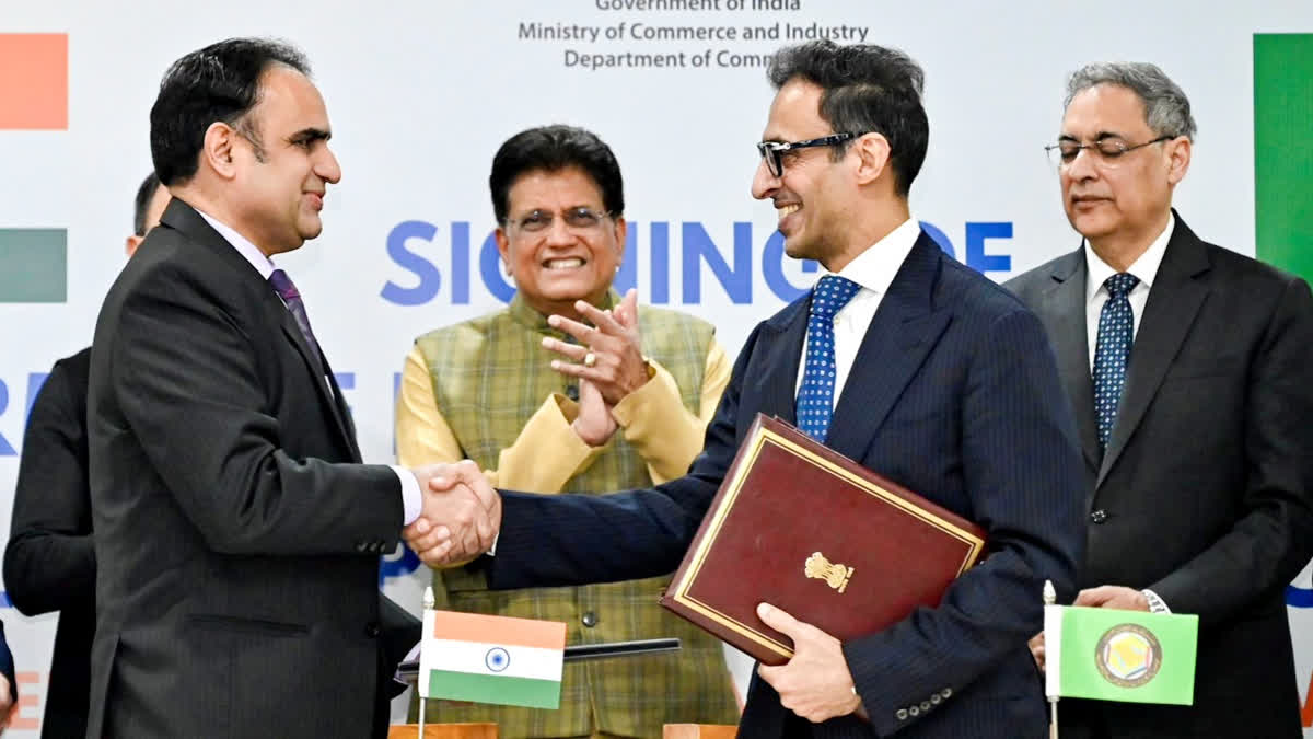 الهند ومجلس التعاون الخليجي يوقعان على الشروط المرجعية لإطلاق مفاوضات اتفاقية التجارة الحرة رسميًا