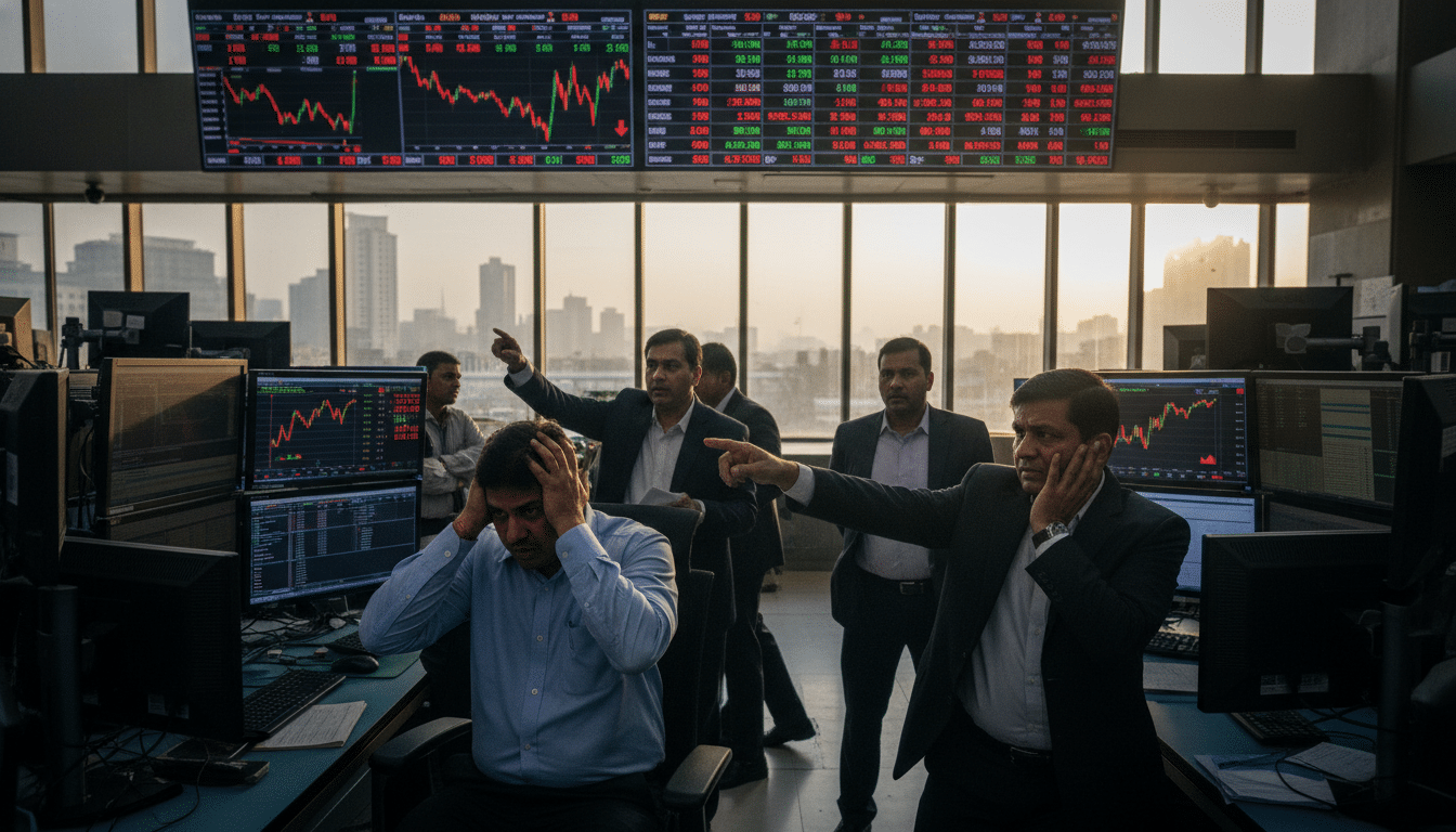 Sensex, Nifty Dip Amid Middle East Concerns