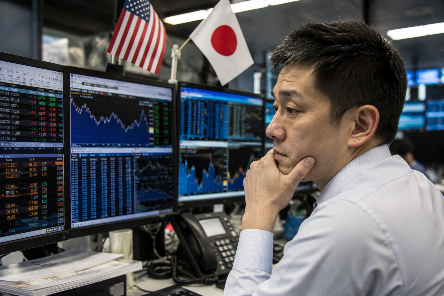 يستقر زوج دولار/ين USD/JPY بالقرب من 156.30 حيث أن مخاوف التدخل تجعل المتداولين حذرين