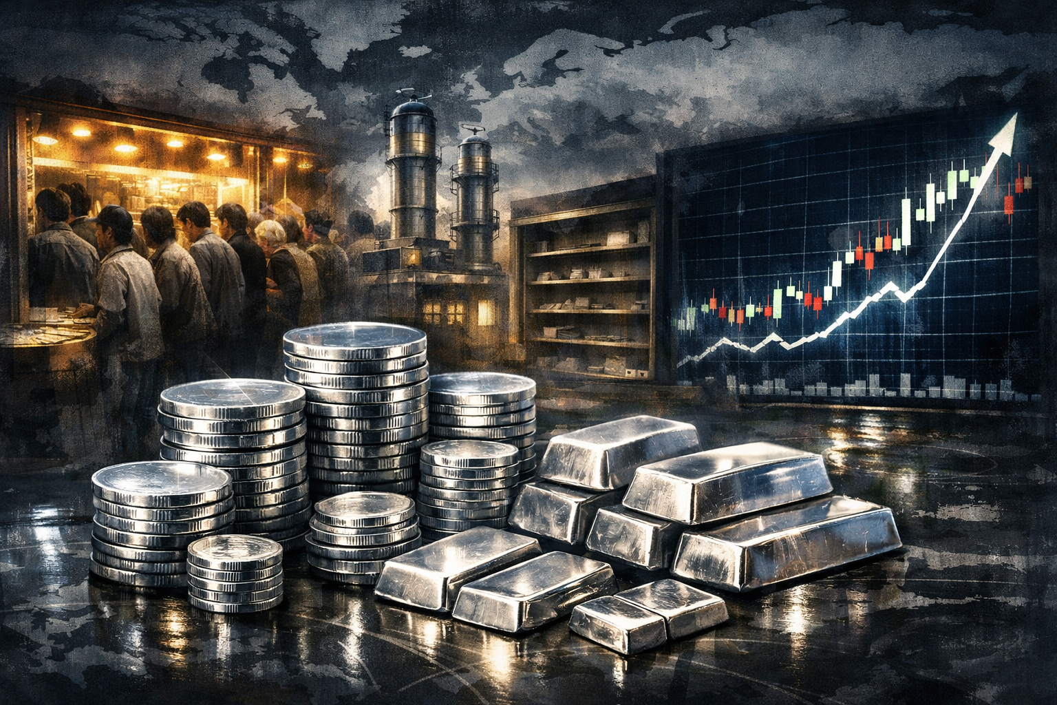 Silver rally strains global supply as retail demand surges across Asia