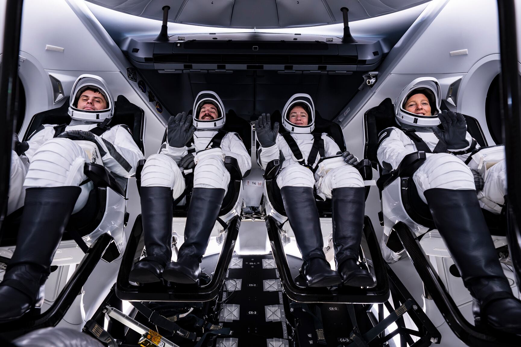 Four new astronauts arrive at International Space Station