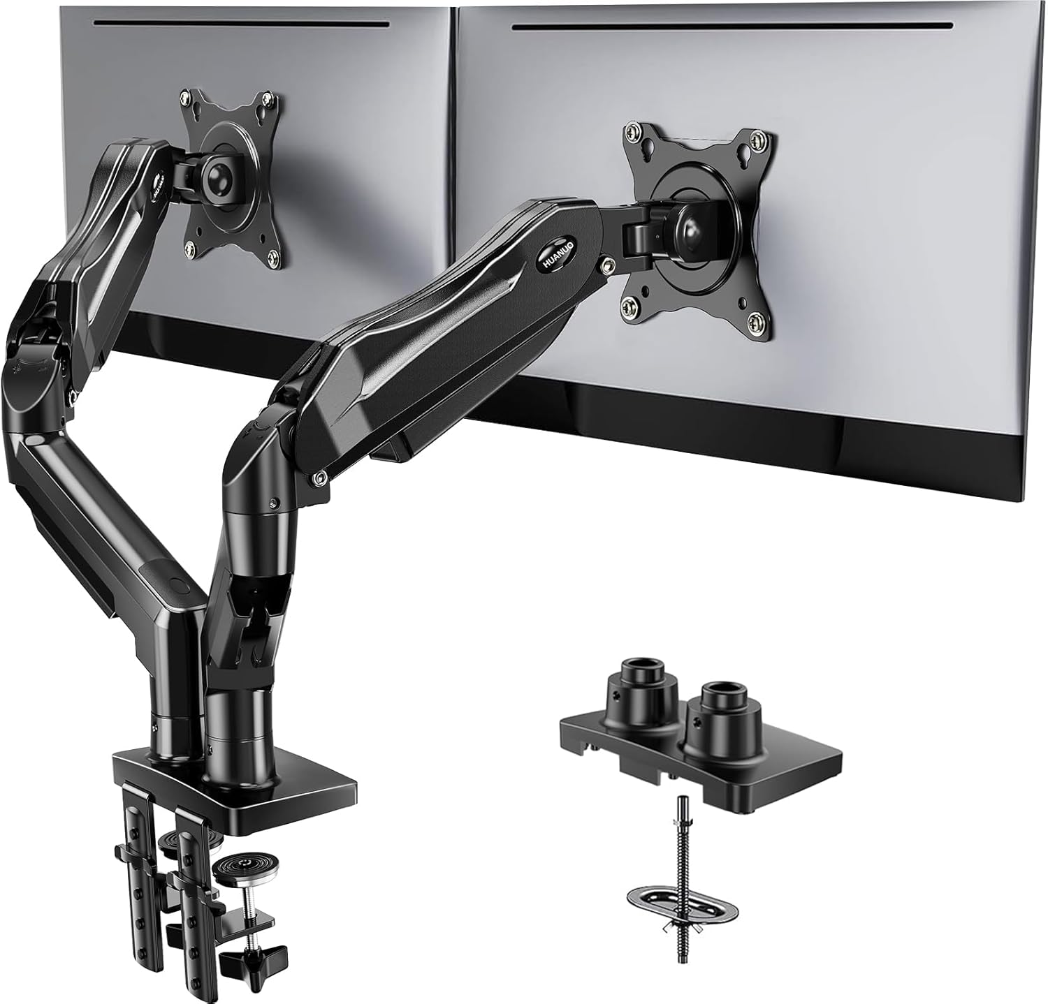 Best HUANUO FlowLift Dual Monitor Stand, Fully Adjustable Gaming... 2026