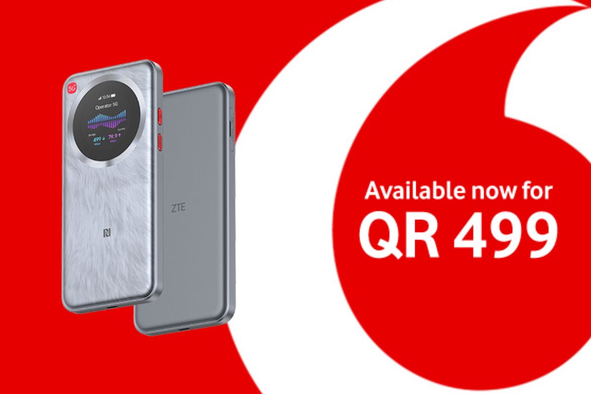 Vodafone Qatar Becomes First Operator in Region to Offer ZTE U30 Pro 5G Hotspot