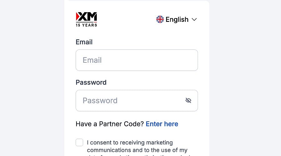 رمز شريك XM TBWELCOME - رمز جاهز للاستخدام