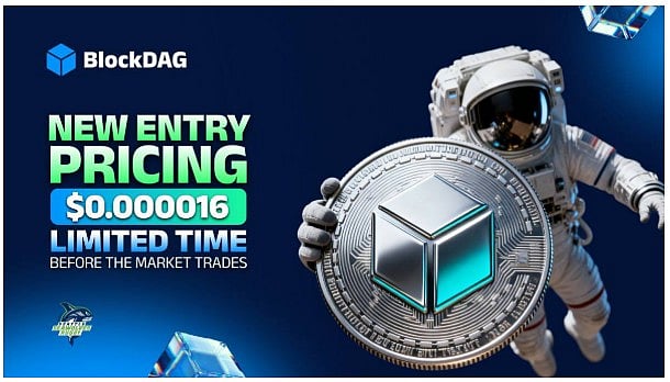 La entrada de $0,0000061 de lockDAG ofrece una oportunidad de retorno de la inversión de 95 veces, mientras que XRP alcanza los $1,28 y Bittensor TAO apunta a $317