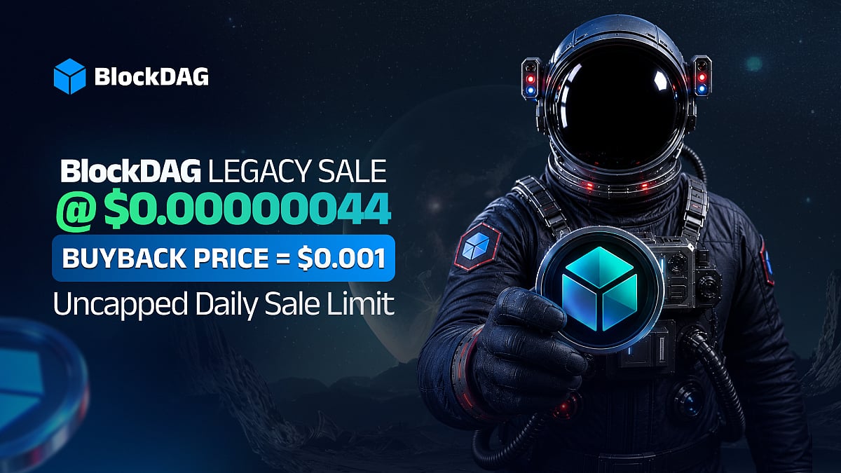 La venta heredada de $ 0,00000044 de BlockDAG atrae millones, mientras que DOGE busca un soporte de $ 0,092 y Ethena cotiza un 94% por debajo de ATH