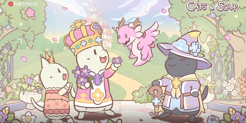 تستقبل لعبة Cats & Soup فصل الربيع مبكرًا مع ظهور تحديث Flower Kingdom لأول مرة