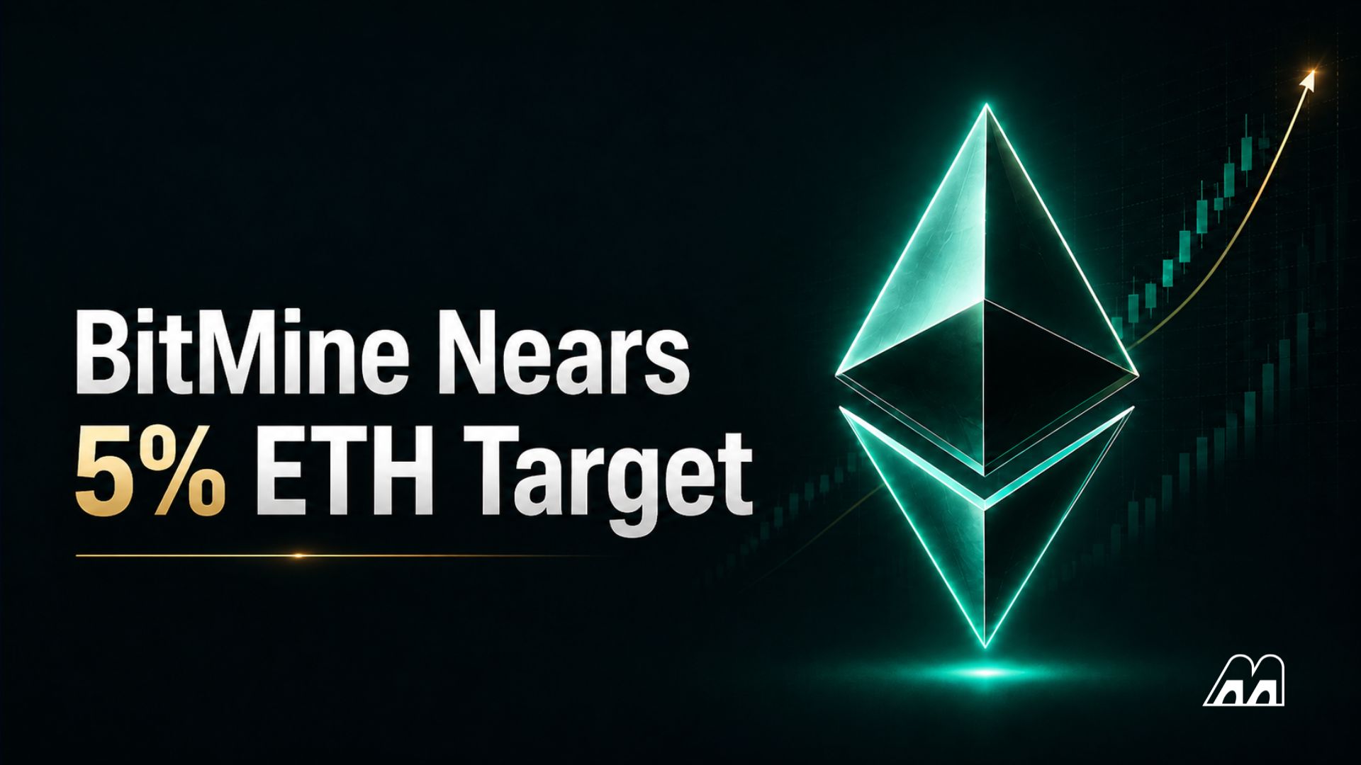 BitMine se acerca al objetivo de suministro de Ethereum del 5% después de acumular más de 5,4 millones de ETH