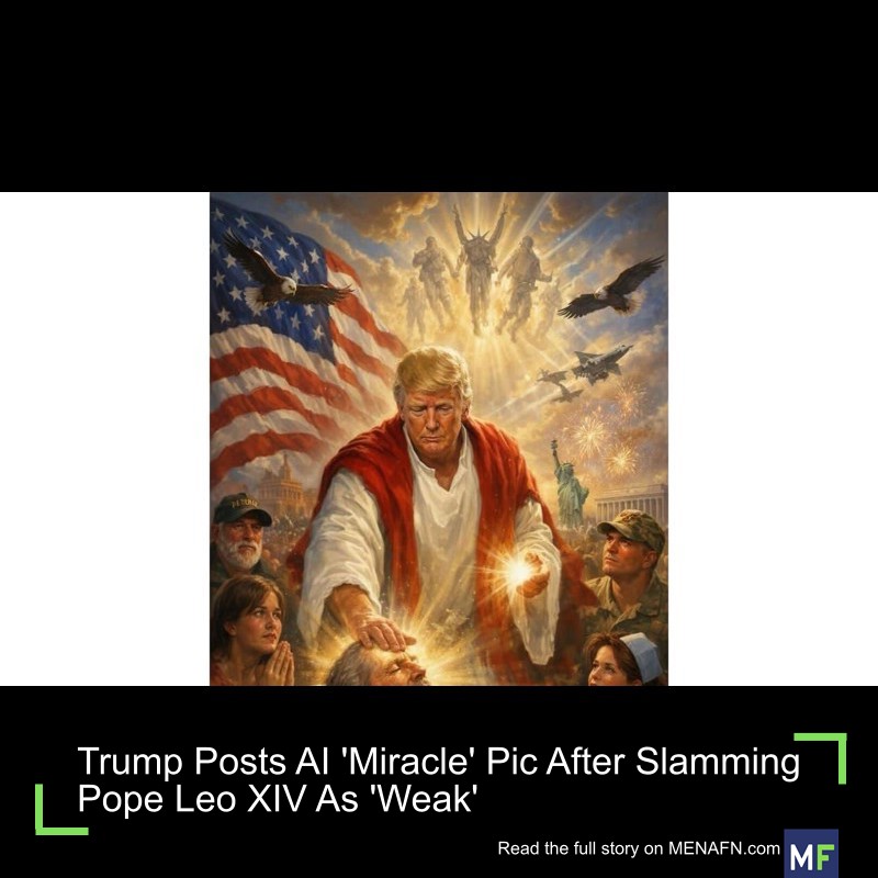 Trump Posts AI 'Miracle' Pic After Slamming Pope Leo XIV As 'Weak' #Trump #Posts #'Miracle' #Slamming #Pope #'Weak' #Apple #Samsung #Google #AI #Chat #GPT #Cyber #Security