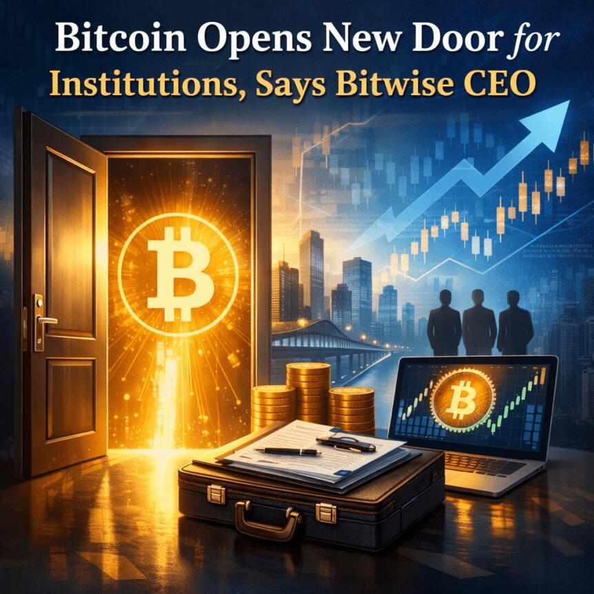Bitcoin Opens New Door For Institutions, Says Bitwise CEO