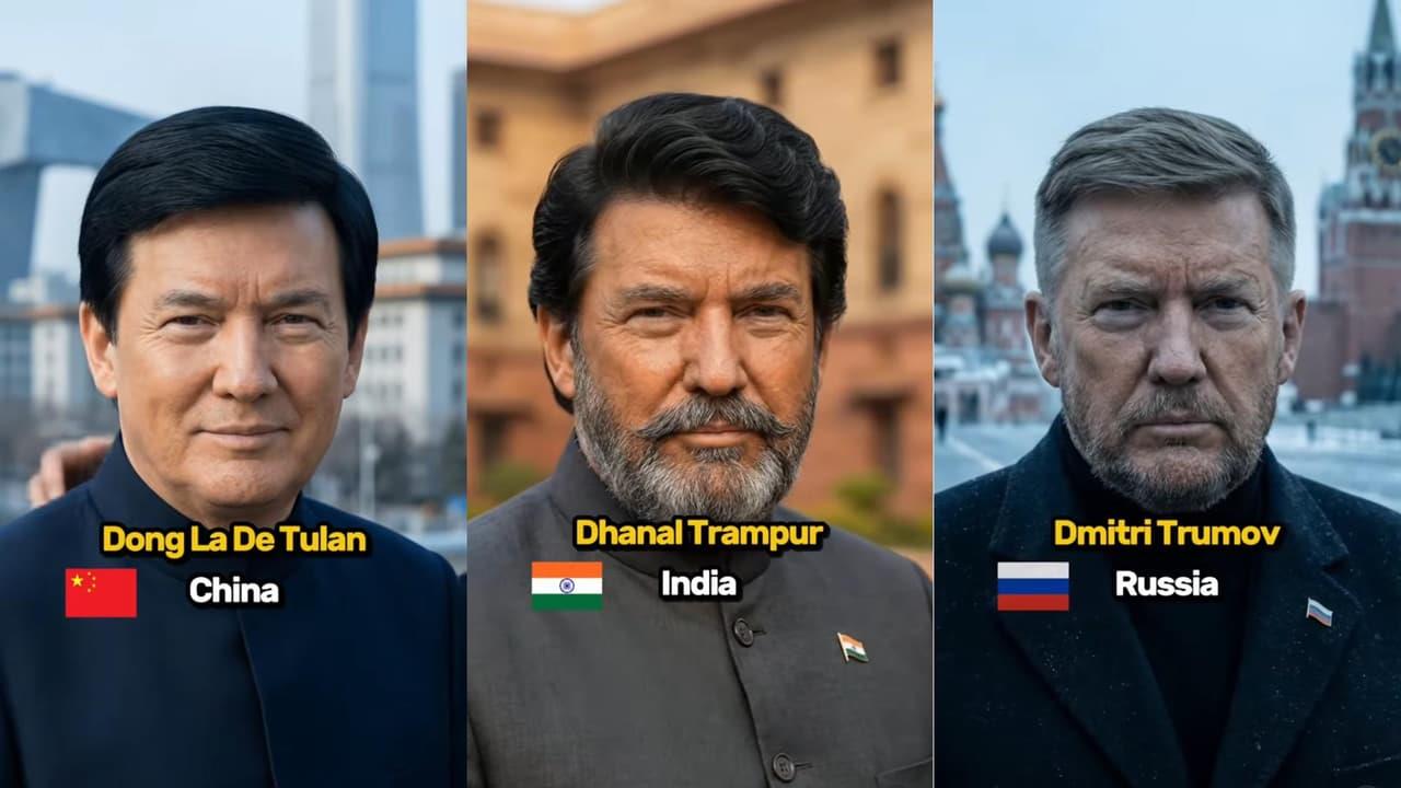 MIRAR: Los avatares de Trump generados por IA en todos los países se vuelven virales, Internet reacciona