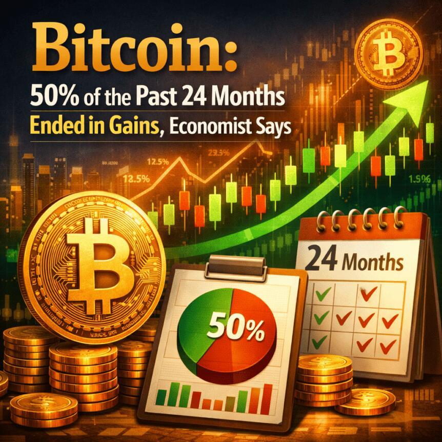 Bitcoin: el 50% de los últimos 24 meses terminaron en ganancias, dice un economista